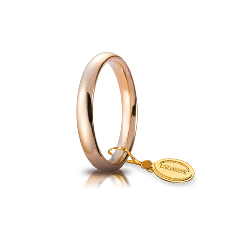 Fede Comoda mm.3,5 in oro rosa