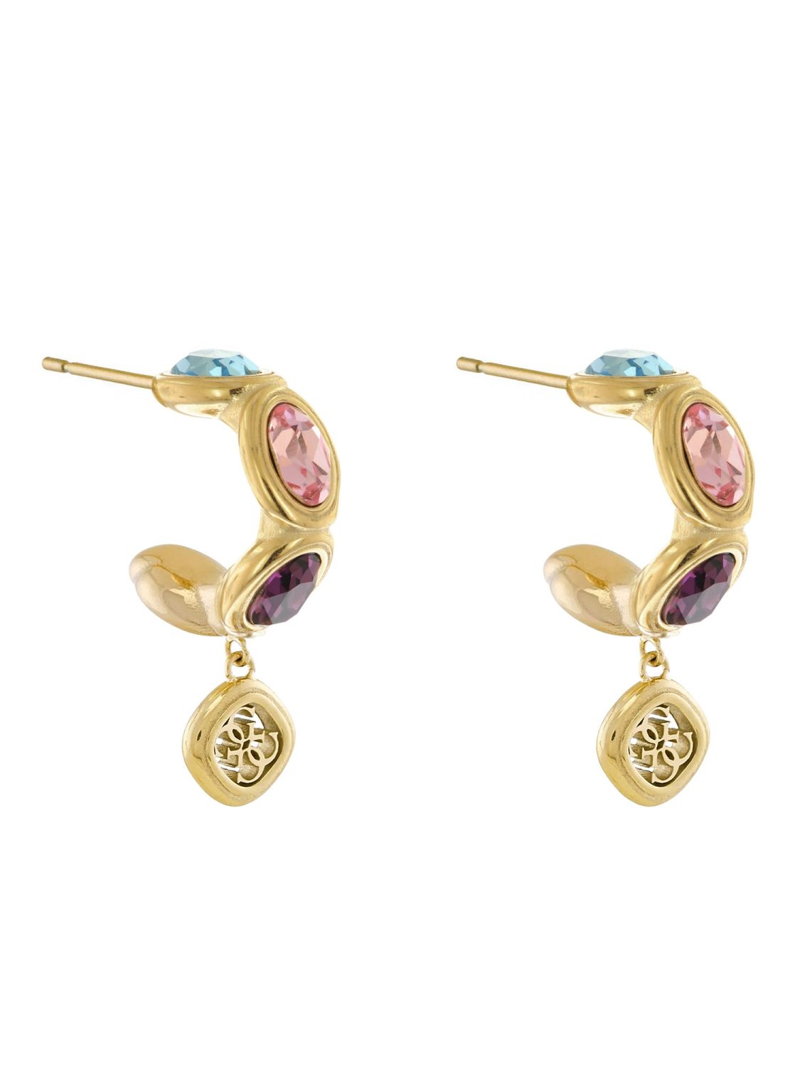 Orecchini Petra multi crystals hoops