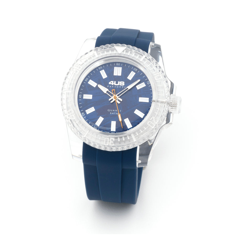 Orologio in silicone 4US Blu