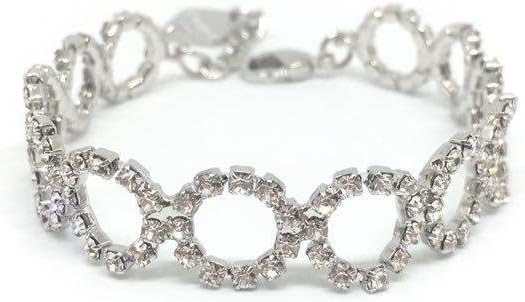 Bracciale in acciaio Swarovski Bianchi