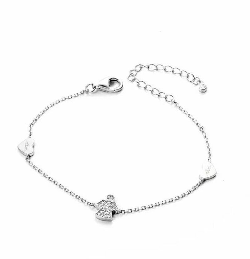 Bracciale argento angelo