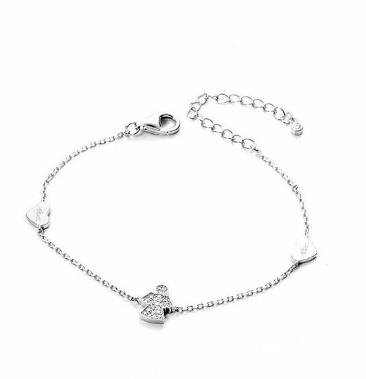 Bracciale argento angelo