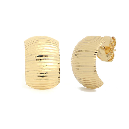 Orecchini in bronzo dorato