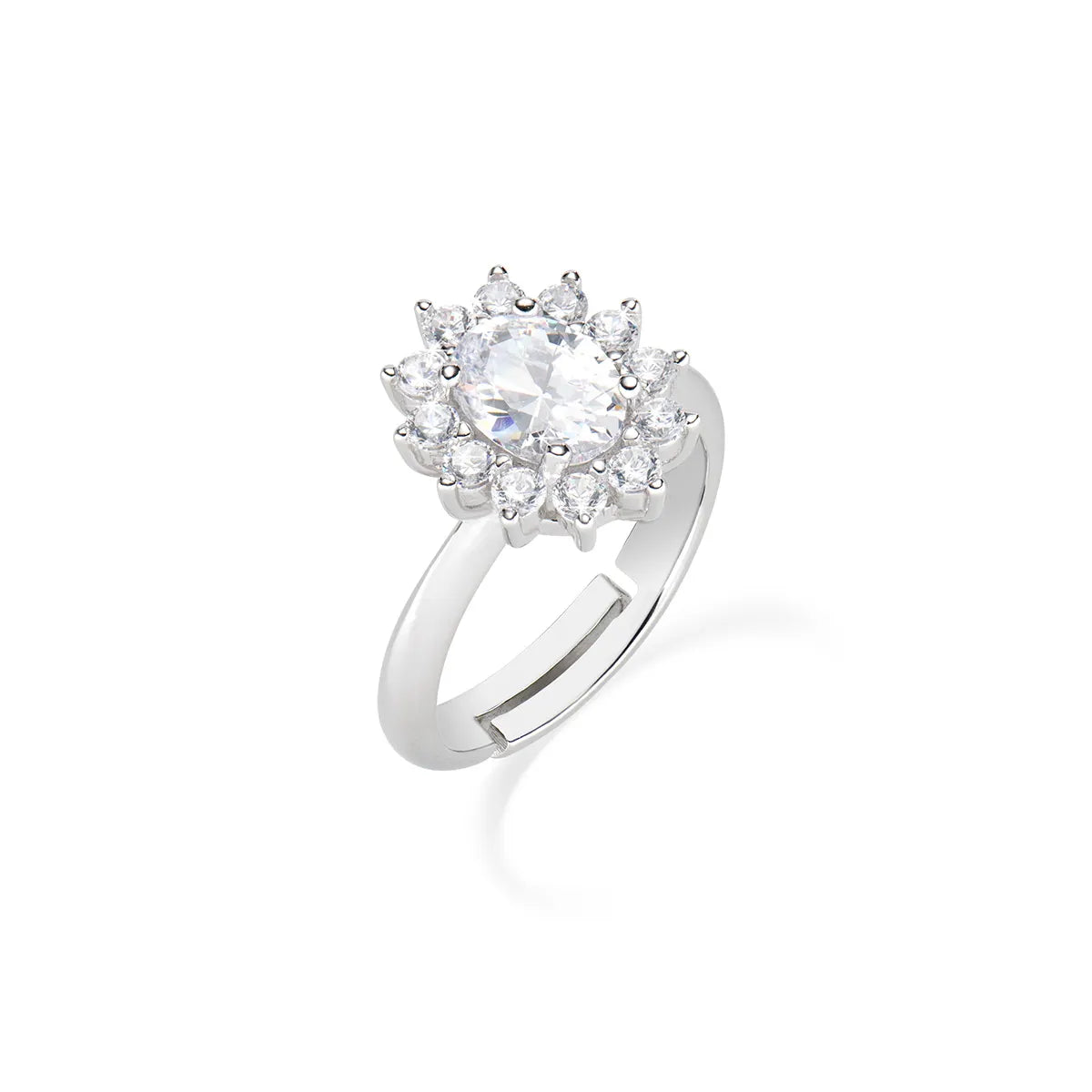 Anello Adattabile Royal Lady Zircone