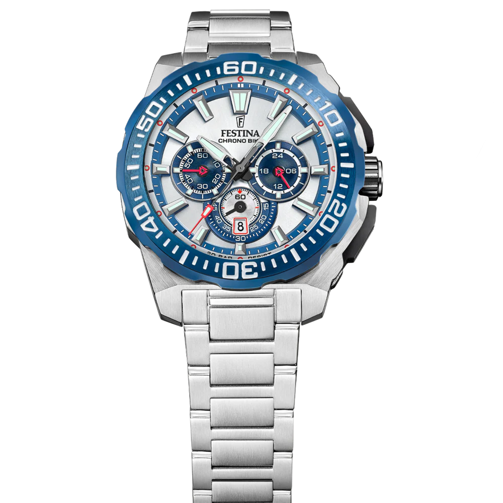 Festina Chrono Bike in acciaio inossidabile con cronografo movimento al quarzo