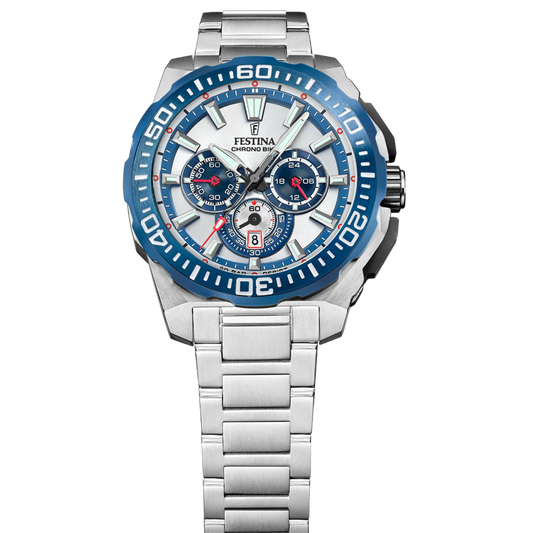 Festina Chrono Bike in acciaio inossidabile con cronografo movimento al quarzo