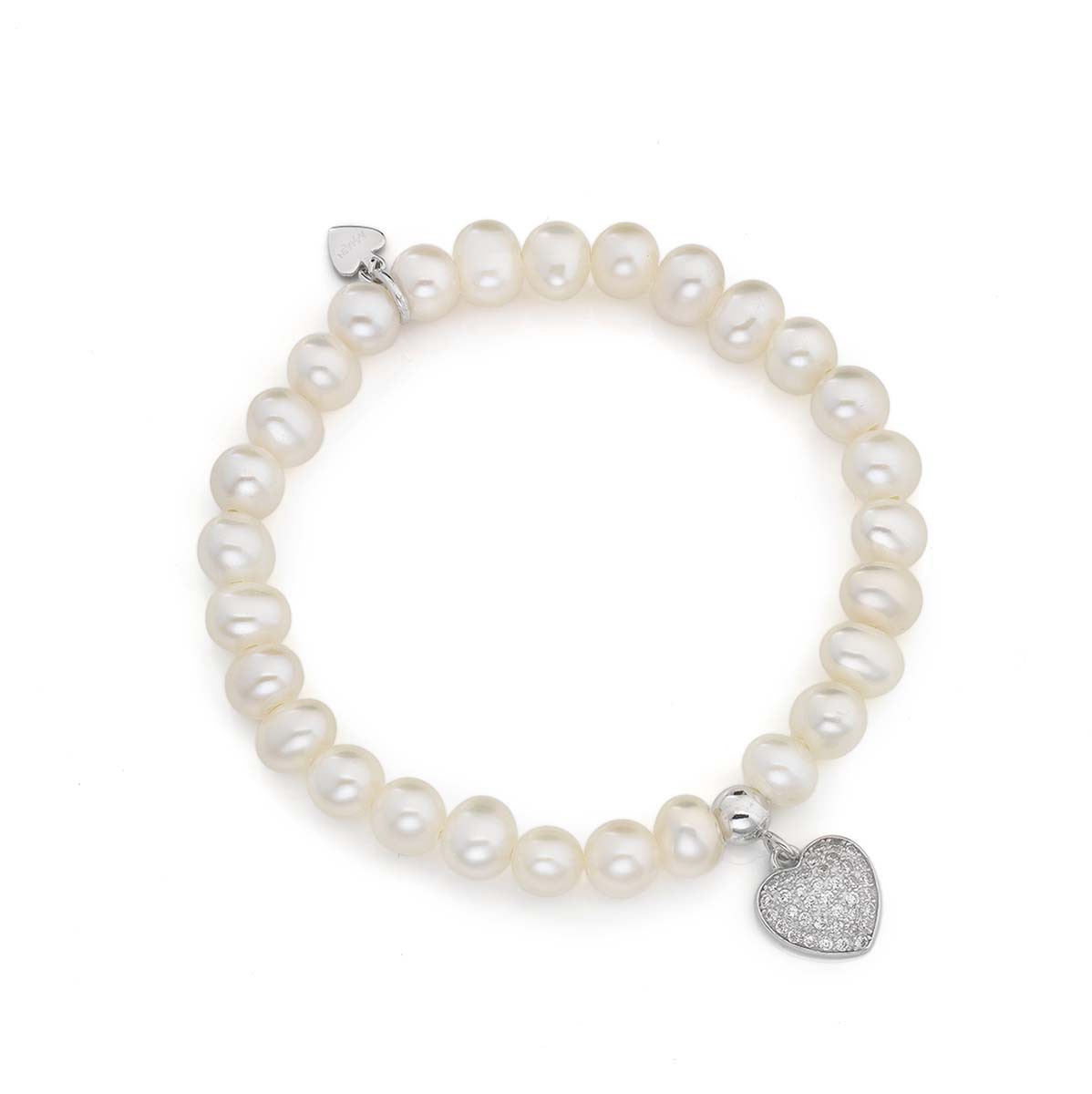 Bracciale perle cuore