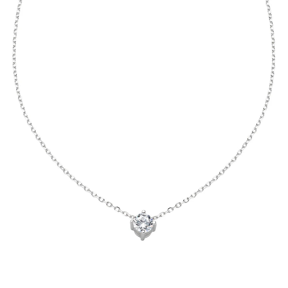 Collana Diamonds con Punto Luce Bianco