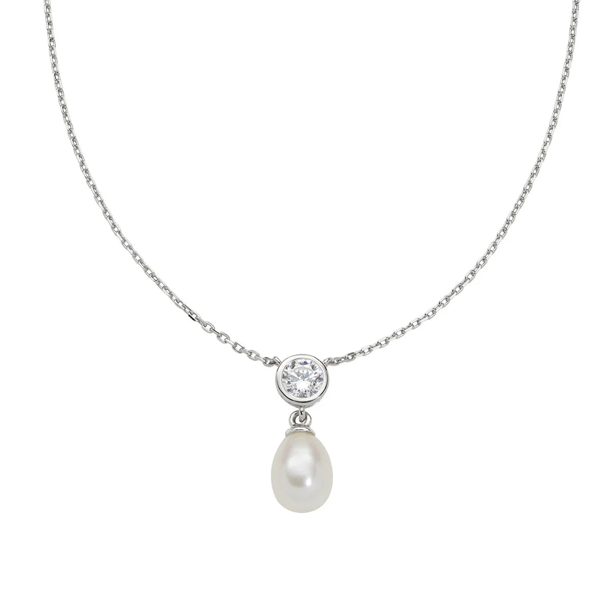 Collana Punto Luce e Perla