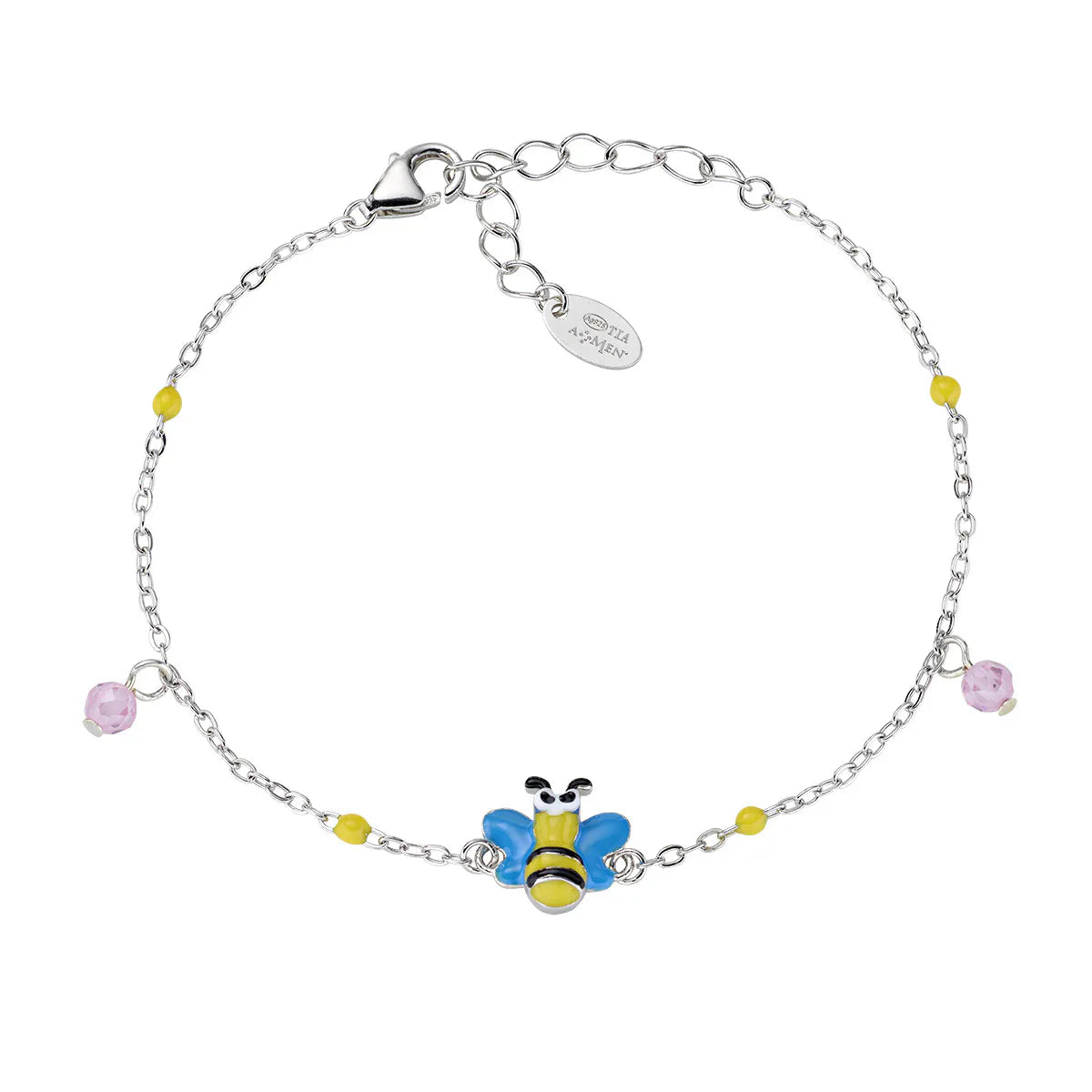 Bracciale Junior in argento e smalti colorati