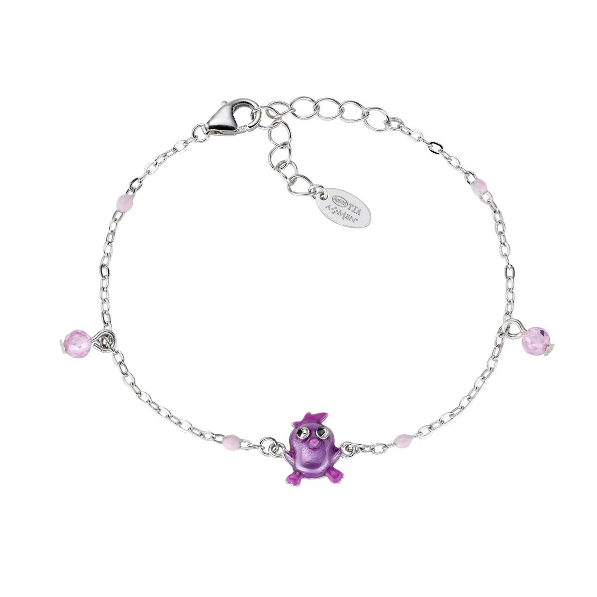 Bracciale Junior in argento e smalti colorati