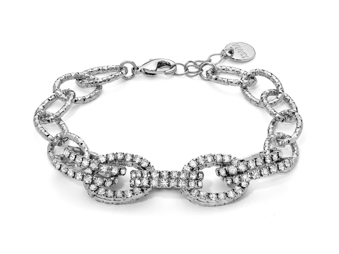 Bracciale catena diamantato