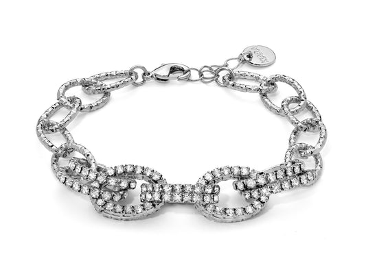 Bracciale catena diamantato