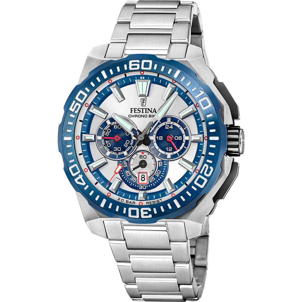 Festina Chrono Bike in acciaio inossidabile con cronografo movimento al quarzo