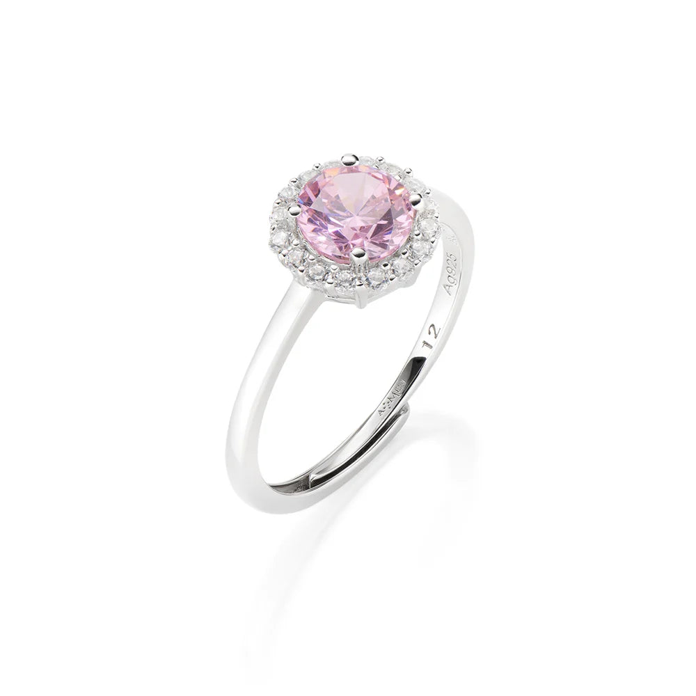 Anello Regolabile Diamond con Zircone tondo
