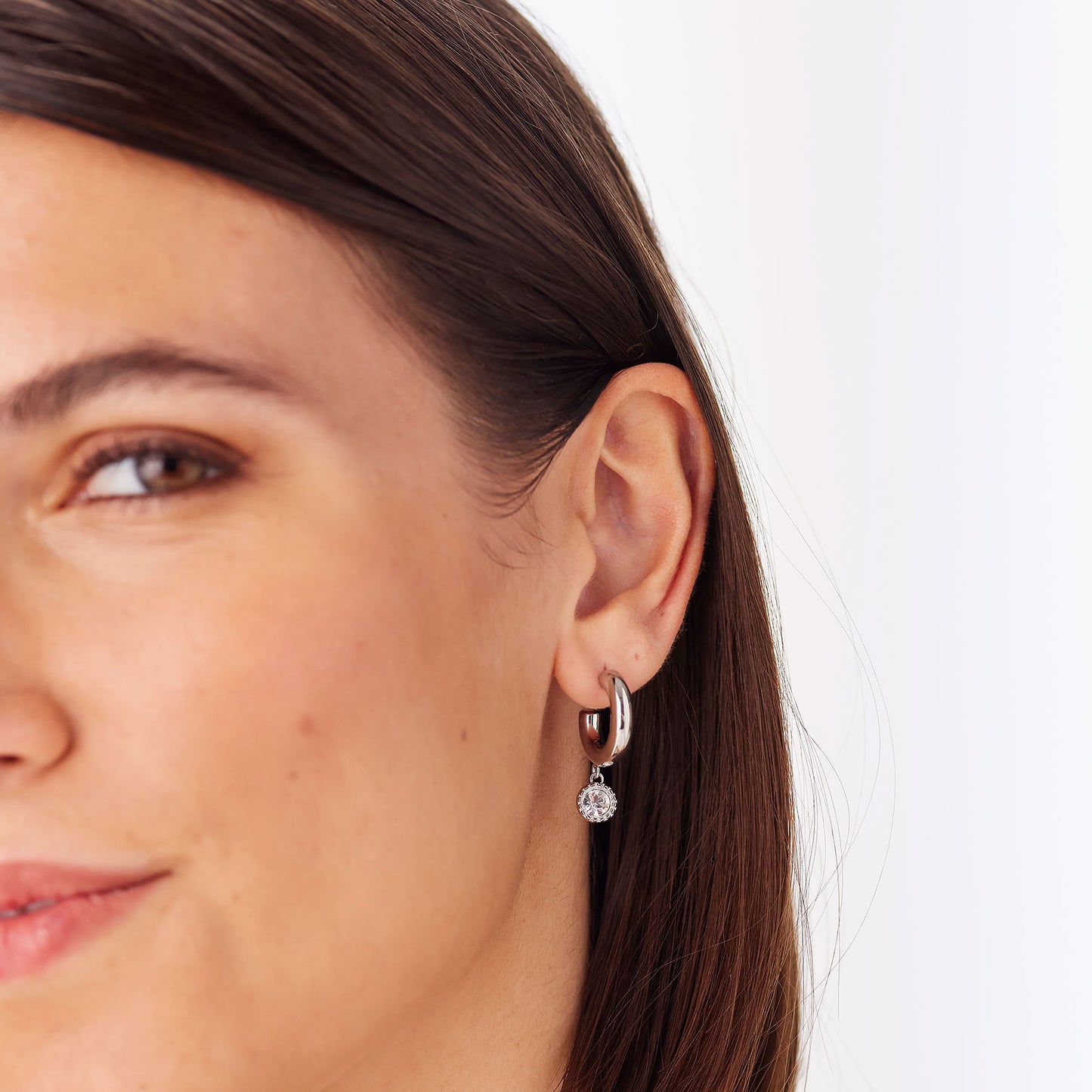 Orecchini AURORA cerchietti con cristalli