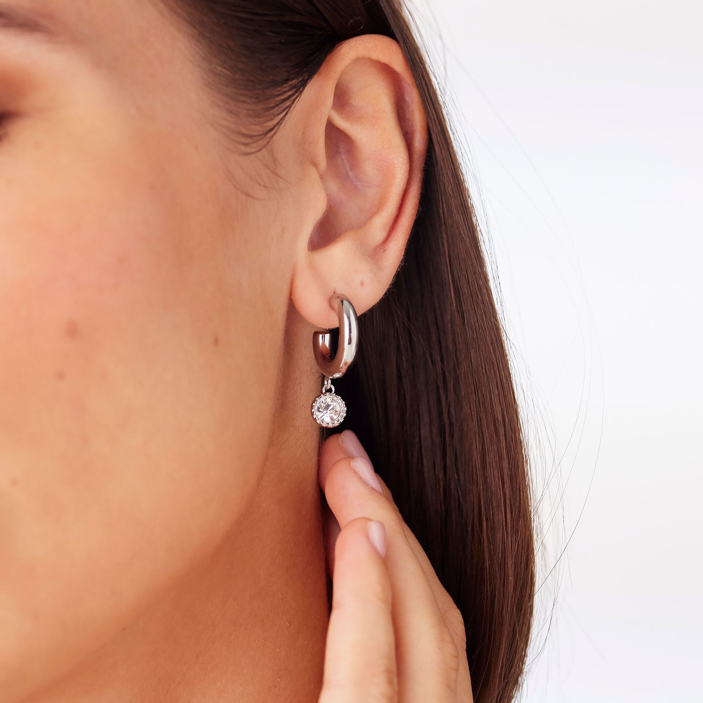 Orecchini AURORA cerchietti con cristalli