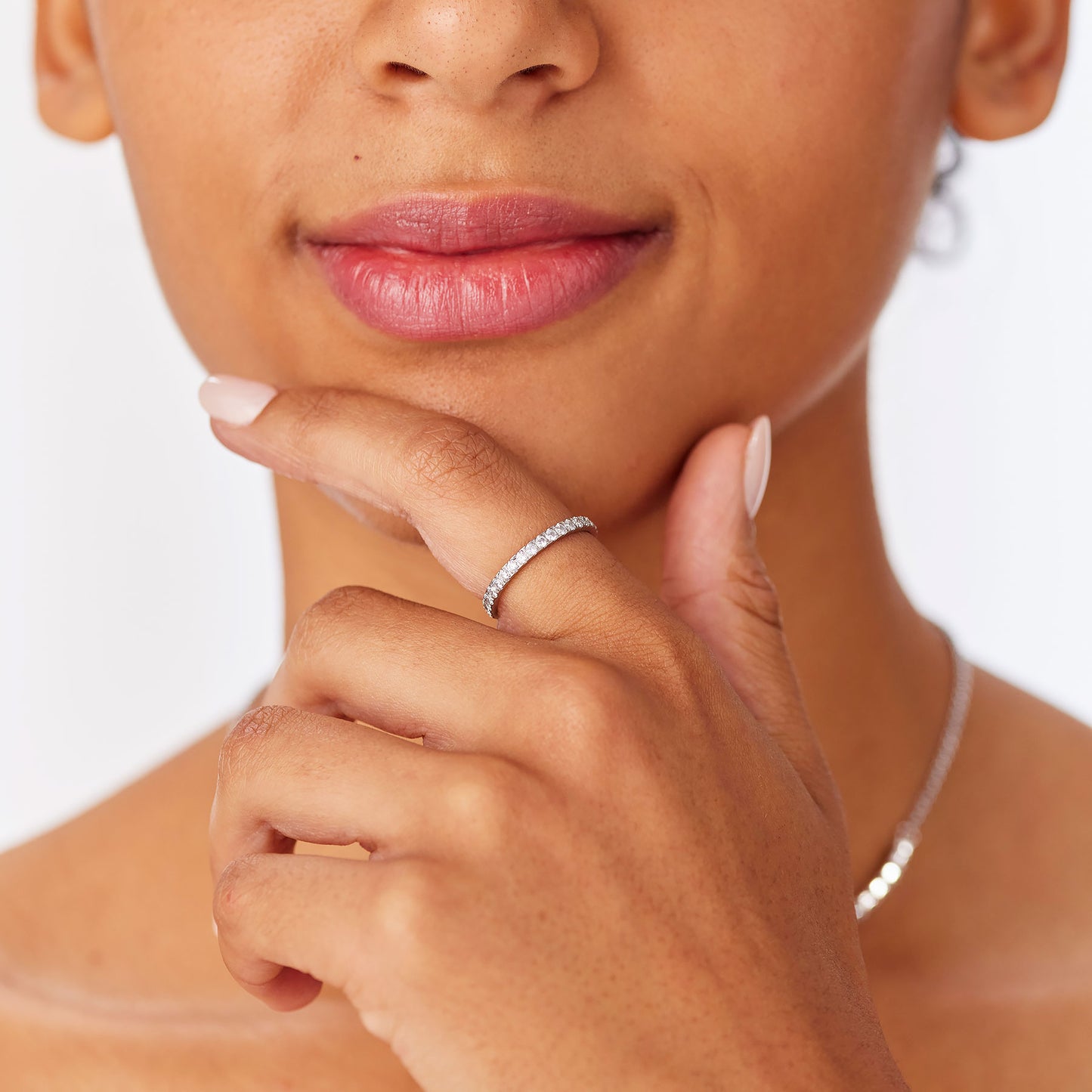 Anello DAZZLY veretta bianco