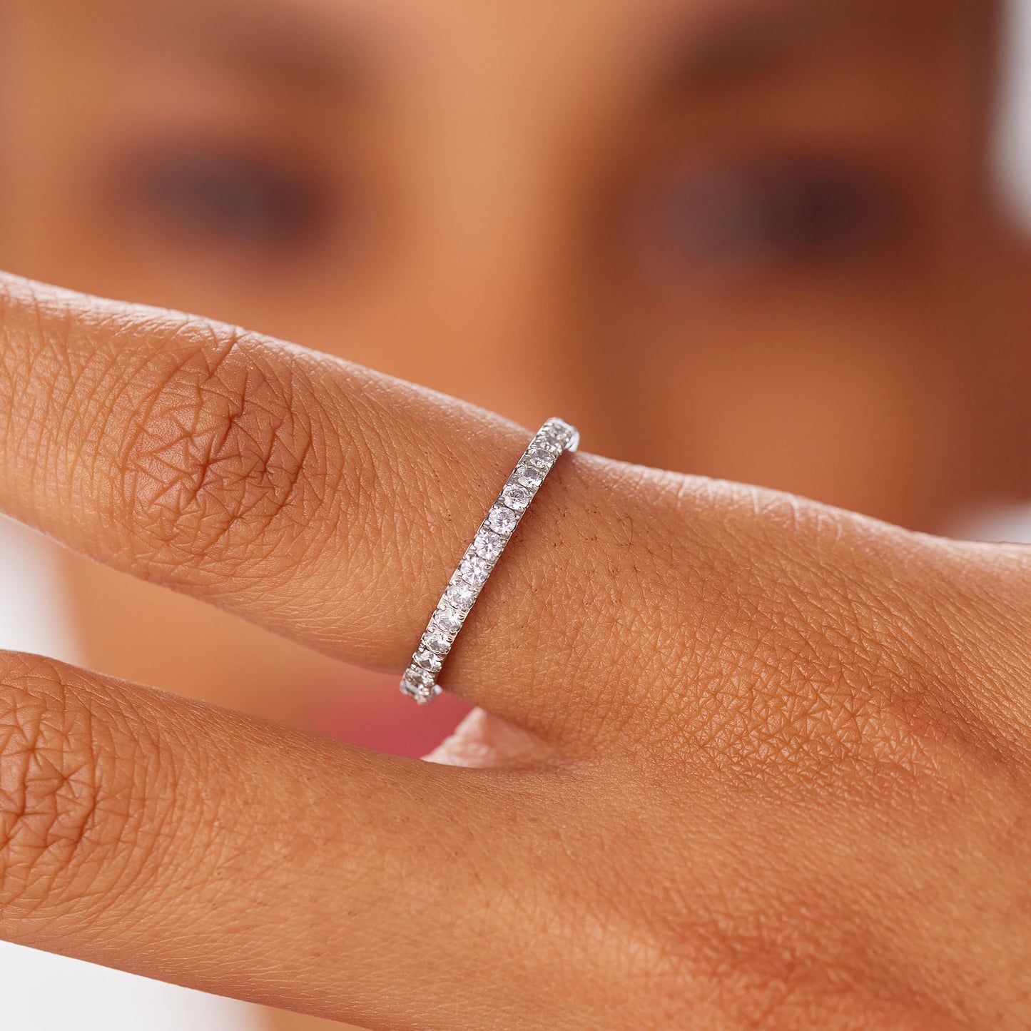 Anello DAZZLY veretta bianco