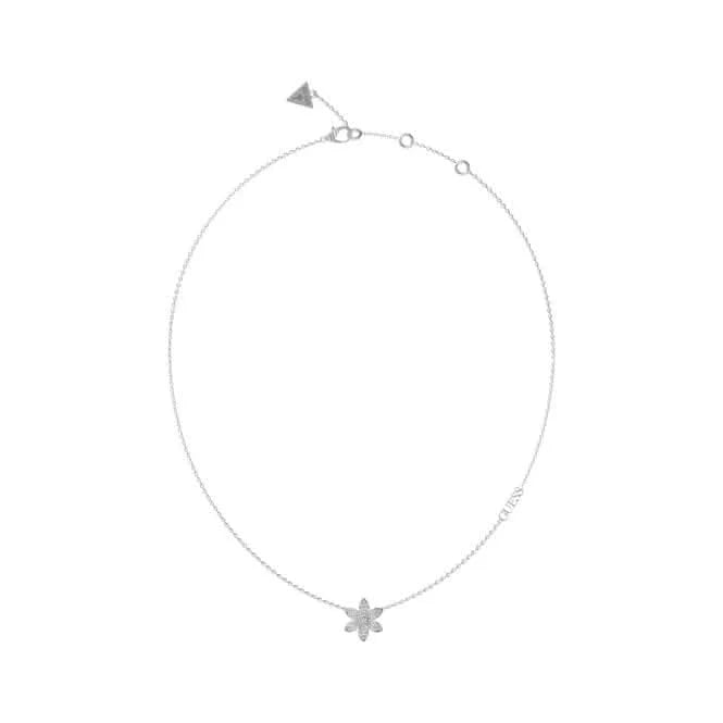 Collana White Lotus pavè flower