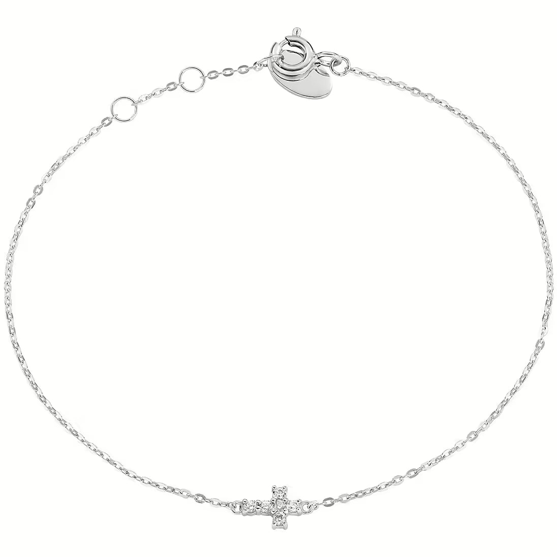 Bracciale Croce e zirconi