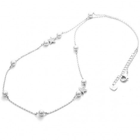 Collana Donna Cesare Paciotti Pearl and Stars