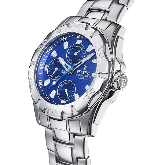 OROLOGIO FESTINA CON CINTURINO IN ACCIAIO BLU