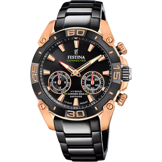 OROLOGIO FESTINA CONNECTED NERO CINTURINO IN ACCIAIO