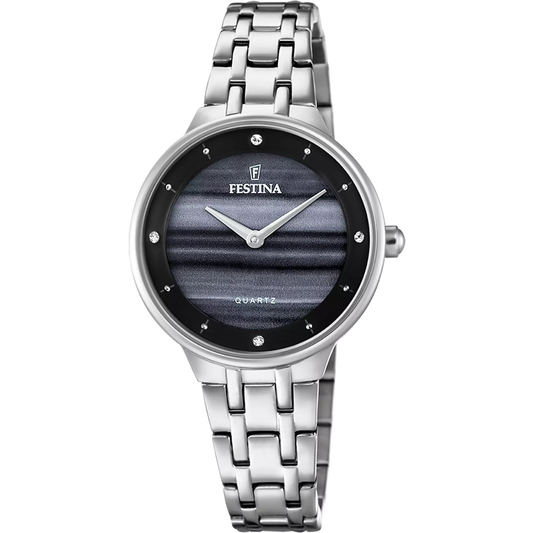 OROLOGIO FESTINA CINTURINO IN ACCIAIO, DONNA