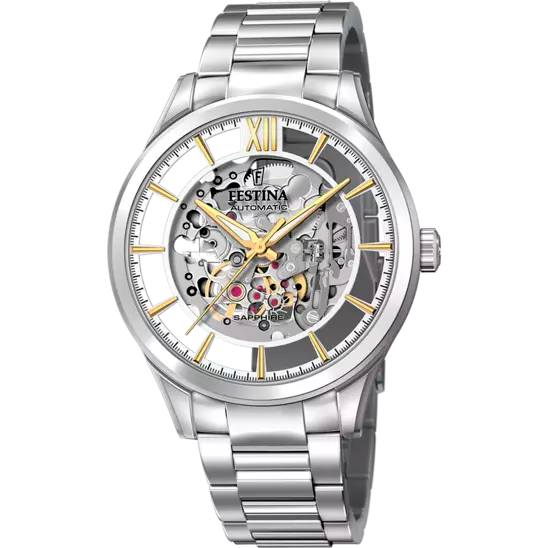 OROLOGIO FESTINA BIANCO CON CINTURINO IN ACCIAIO INOSSIDABILE 316L