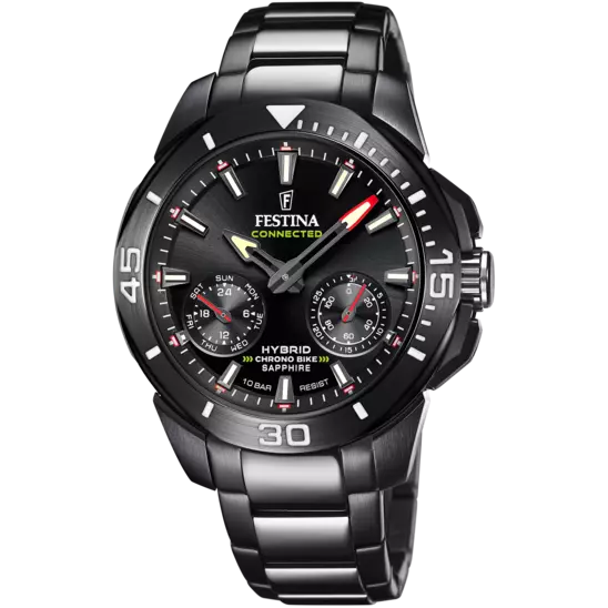 FESTINA CONNECTED NERO ACCIAIO INOSSIDABILE 316L