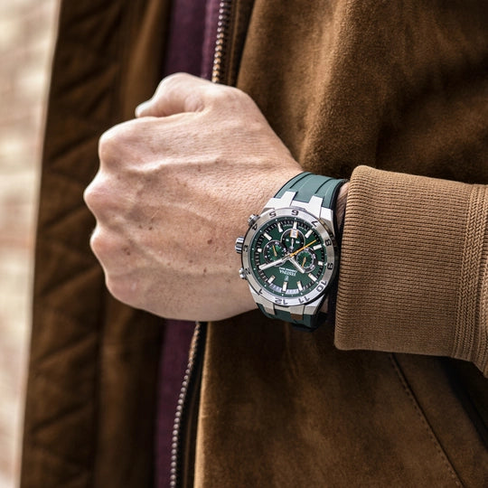 OROLOGIO DA UOMO FESTINA CHRONO BIKE VERDE CON CINTURINO IN GOMMA