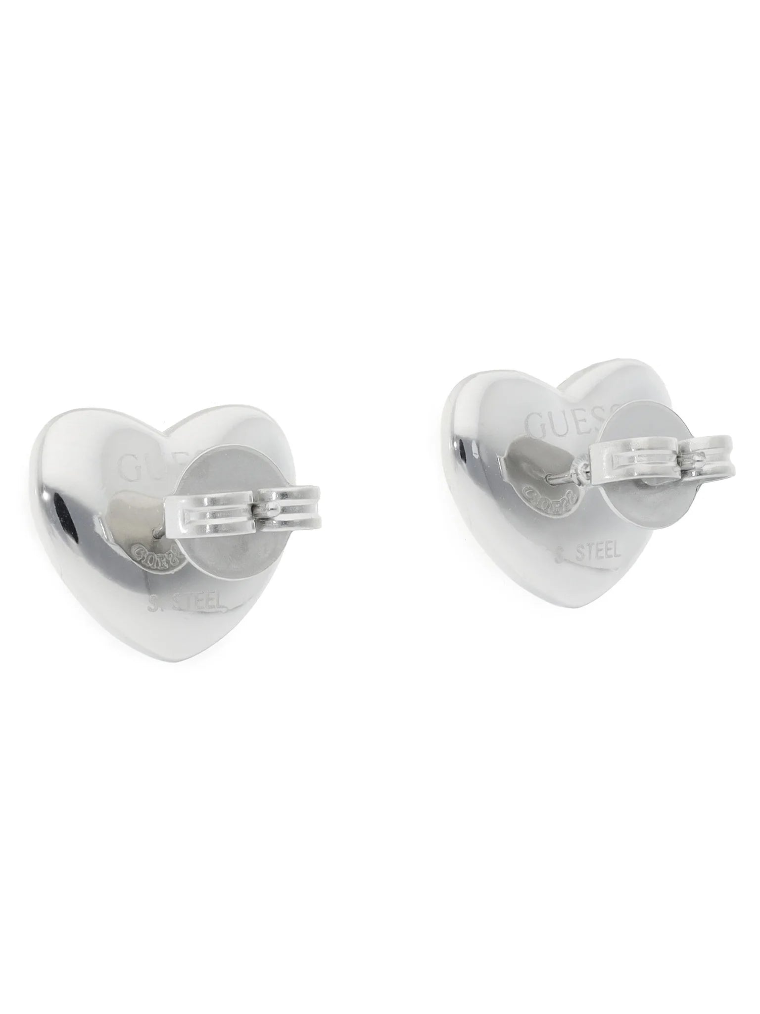 Nuovo Set Di 3 Guess Color Argento Orecchini Nuovo Set Di 3 Guess Color Argento Orecchini