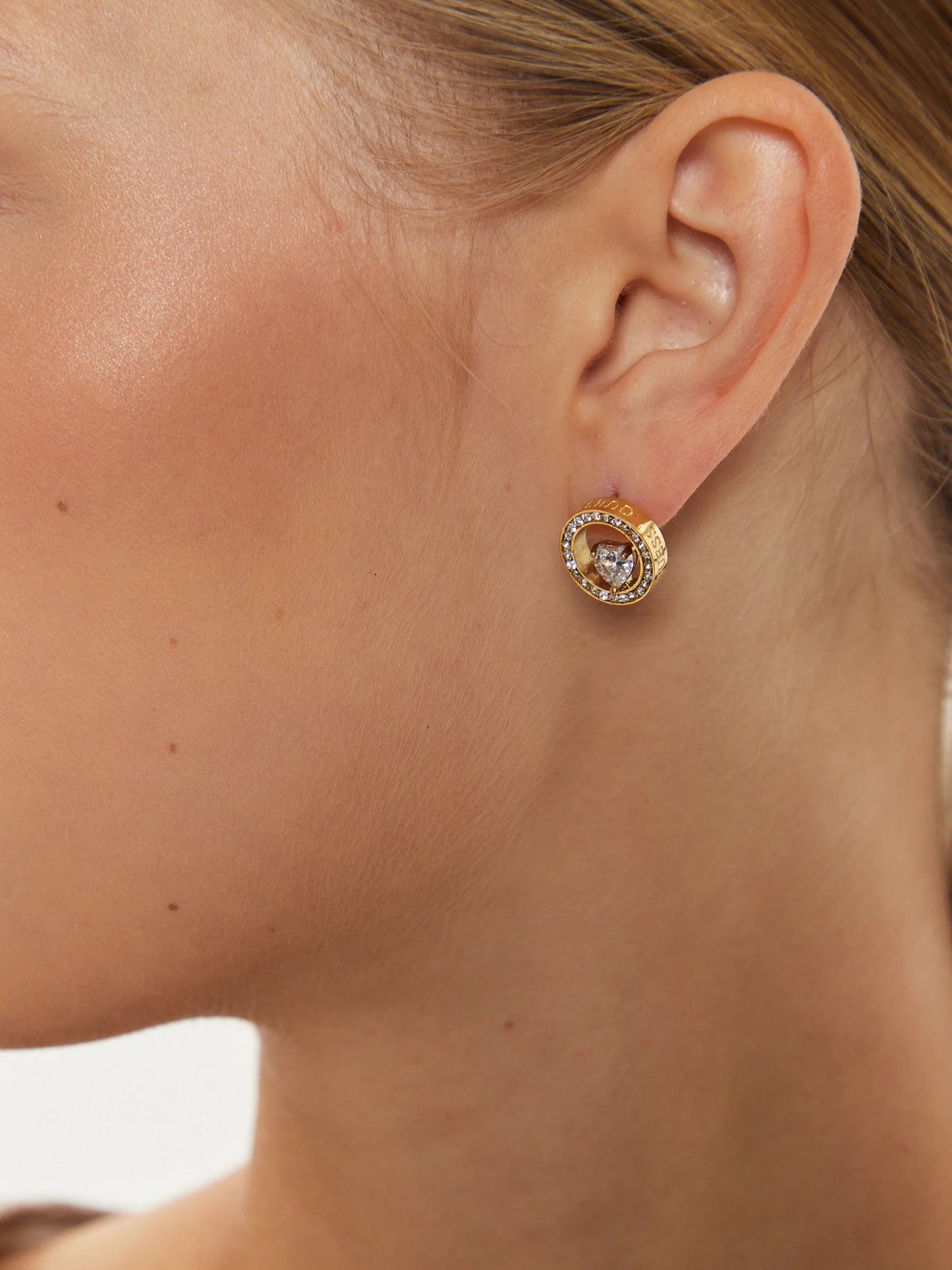 Orecchini Internal Heart oro