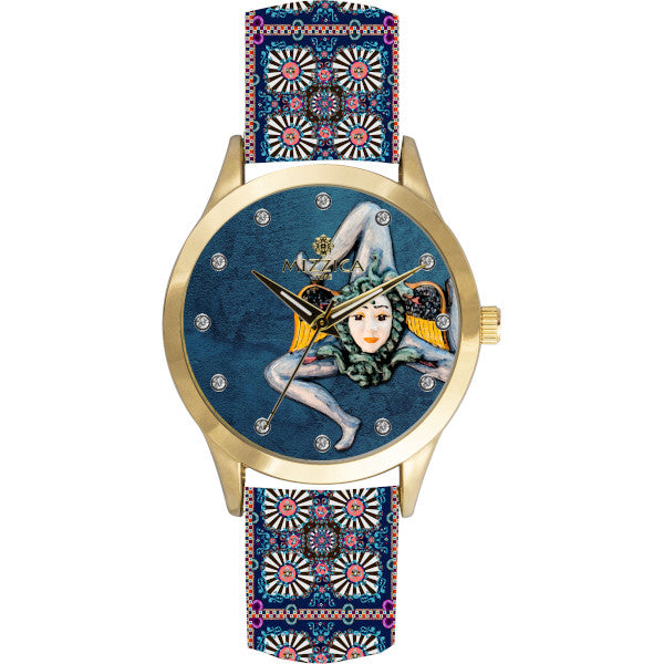 Orologio La Trinacria in pelle