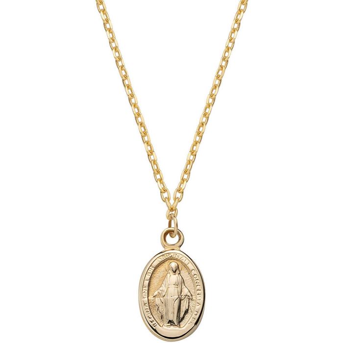 Collana con madonnina miracolosa in oro