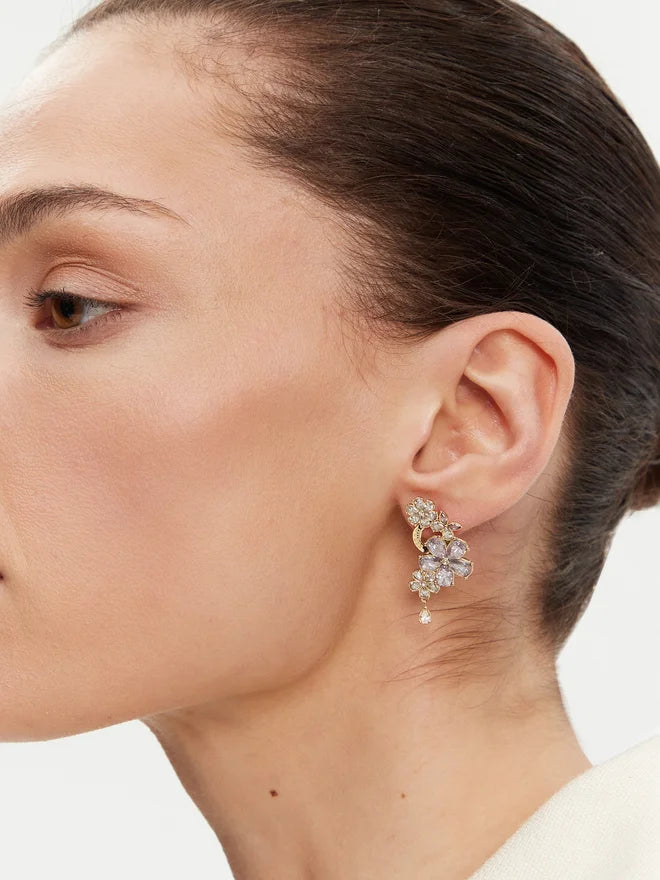 Orecchini multi flowers stud