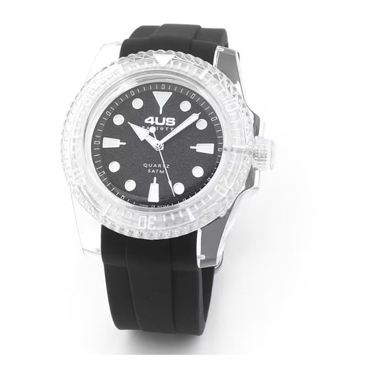 Orologio in silicone 4US Nero