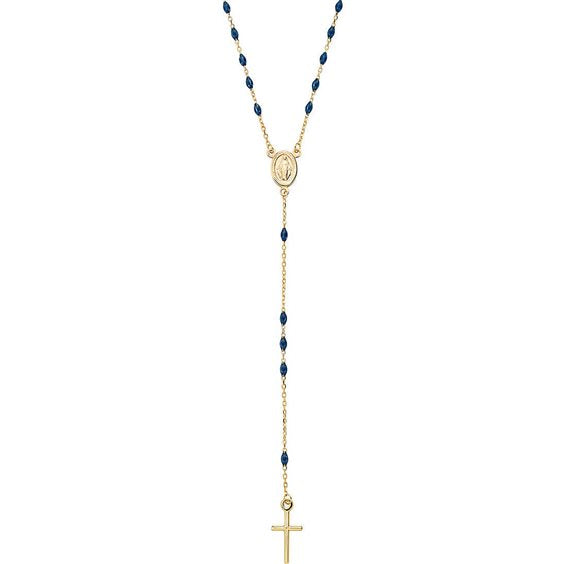 Collana modello Rosario classico e smalti