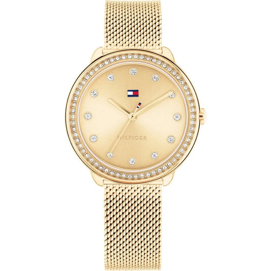 Orologio al quarzo Tommy Hilfiger donna Demi gold con bracciale gold
